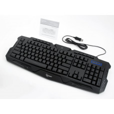 Клавиатура Gembird KB-G11L, USB, игровая, подсветка