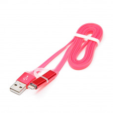 Кабель USB 2.0 A-->microB 5P+Apple Lightning 1м Cablexpert <CC-mAPUSB2pk1m> розовый
