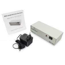 Разветвитель VGA Gembird <GVS122> HD15F/2x15F, 1комп.-2 монитора