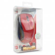 Мышь Gembird MUSW-320-R, беспр., опт., красный USB
