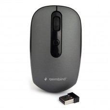 Мышь Gembird MUSW-355-Gr, беспр., опт., бесшумный клик, зеленый USB