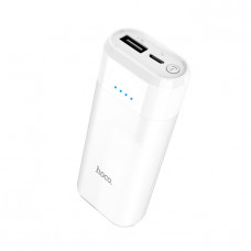 Мобильный аккумулятор Hoco B35А, 5200мА/ч,USB, 1A, белый