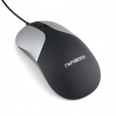 Мышь Гарнизон GM-215, USB, черный/серый