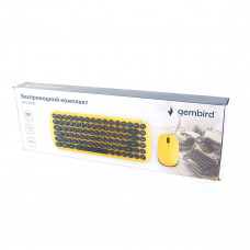 Клавиатура+мышь Gembird KBS-9000 беспр. USB