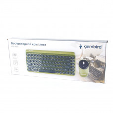 Клавиатура+мышь Gembird KBS-9001 беспр. USB