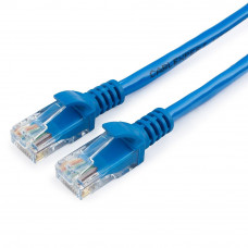 Патч-корд UTP   3m Cablexpert <PP12-3M/B> синий, кат.5E