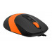 Клавиатура+мышь A4 Fstyler F1010 черный/оранжевый USB Multimedia