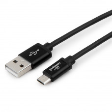 Кабель USB 2.0 A-->microB 5P 1.8м Cablexpert <CC-S-mUSB01Bk-1.8M> черный