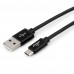 Кабель USB 2.0 A-->microB 5P 1.8м Cablexpert <CC-S-mUSB01Bk-1.8M> черный