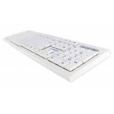 Клавиатура Gembird KB-8354U, USB, бежевый/белый