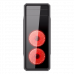 Корпус GameMax G561-F Red без БП, MidiTower, ATX Black, Red Led
