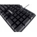 Клавиатура Гарнизон GK-200GL, USB подсв., черный, черный, антифантомные и "механизированные" клавиши