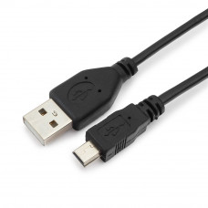 Кабель USB 2.0 A-->miniB 5P 1м Гарнизон <GCC-USB2-AM5P-1M>