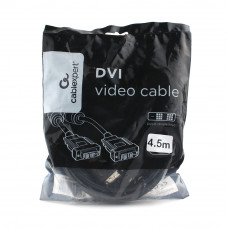 Кабель DVI single link 5м  Cablexpert <CC-DVIL-BK-15> экран, феррит.кольца