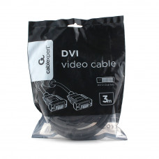 Кабель DVI-D double link (25M/25M)  3м Cablexpert <CC-DVI2L-BK-10> ф/кольца